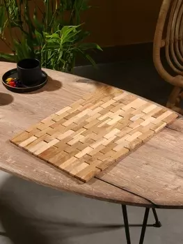 Коврик из тикового дерева, 40300.7 см