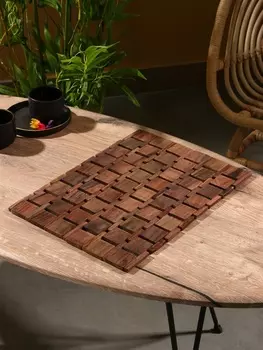 Коврик из тикового дерева, 40300.7 см