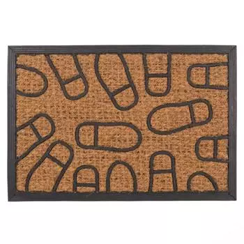 Коврик кокосовый «Следы», 40х60 см