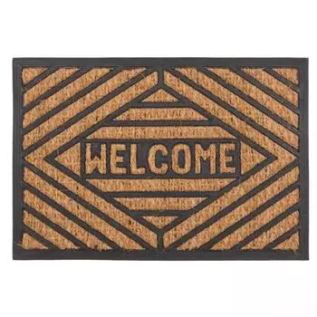 Коврик кокосовый Welcome «Ромб», 40х60 см