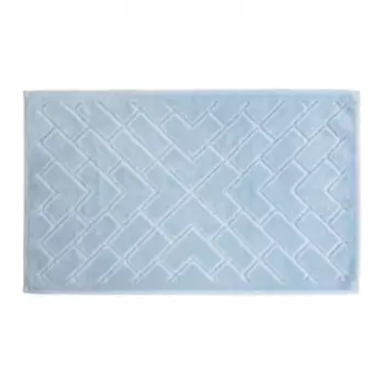 Коврик одинарный Dante, 60х100 см, цвет голубой, хлопок