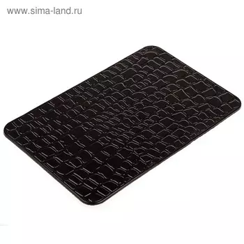 Коврик панели противоскользящий SKYWAY, плоский, принт крокодил, 195*120*4 мм S00401030