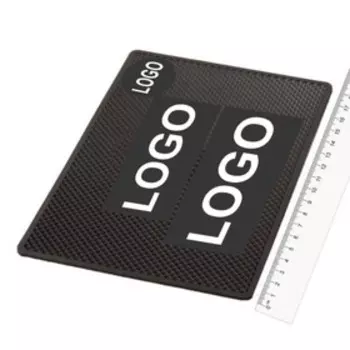 Коврик панели противоскользящий Skyway, плоский, с большой эмблемой 185*115*2 мм, Suzuki, HX-01 Suzuki