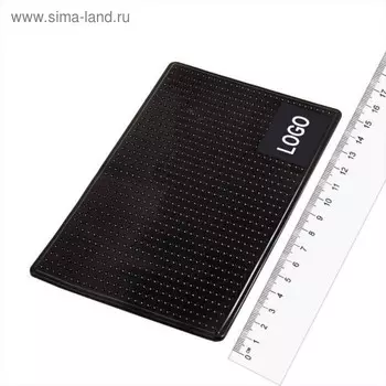 Коврик панели противоскользящий Skyway, плоский, с малой эмблемой 150*90*3 мм, Chevrolet, HX-03 Chevrolet