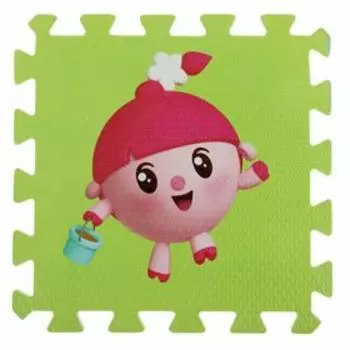 Коврик-пазл "Малышарики", 8 сегментов, каждый 31.5 х 31.5 см