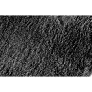 Коврик плюшевый 100х150 см, My Bunny, цвет чёрный