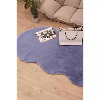 Коврик плюшевый Sofi De Marko, размер 60х90 см, цвет фиолетовый