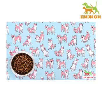Коврик под миску «Пижон» 4328 см «Довольный пёс»