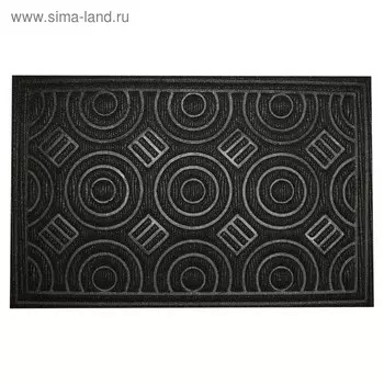 Коврик полипропиленовый 40х60 см, цвет черный