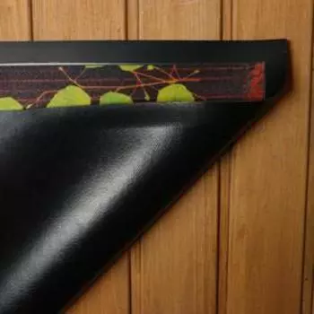 Коврик для бани на пол, «Добро пожаловать в баньку», 6040 см, полиэфир 70%, шерсть 30%, «Банная забава»