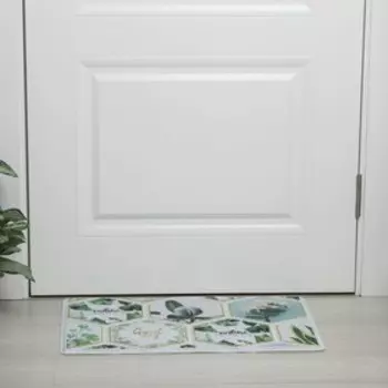 Коврик придверный грязезащитный Доляна «Соты», 40×60 см