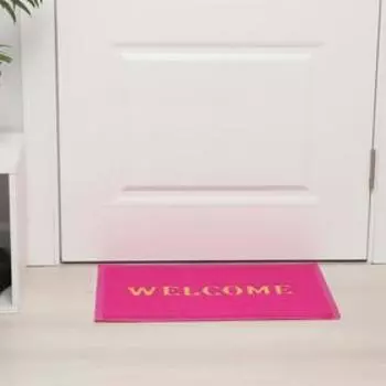 Коврик придверный грязезащитный Доляна Welcome, 3858 см, цвет МИКС