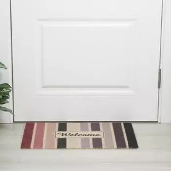 Коврик придверный грязезащитный Доляна Welcome, 40×60 см