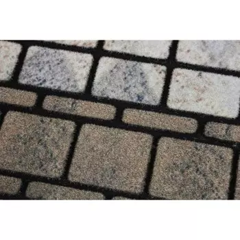 Коврик придверный флокированый 45х75 см