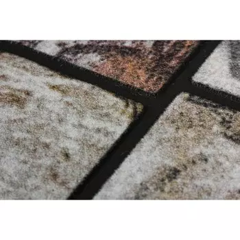 Коврик придверный флокированый 45х75 см, рисунок Лидс