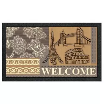 Коврик придверный Format Classic «Столицы», 40 х 68 см