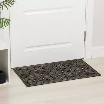 Коврик придверный «Лилия», 45×75 см