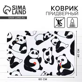 Коврик детский Panda, 4060 см
