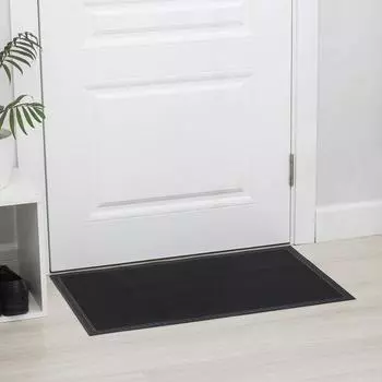 Коврик придверный резиновый Blåbär «Классик», 50×80 см, цвет чёрный