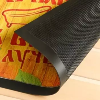 Коврик придверный в баню "В ванне хорошо, а в бане лучше!" 40Х60 см