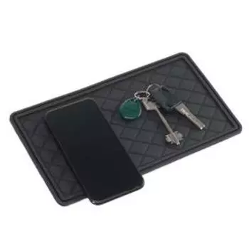 Коврик противоскользящий 2013 см с бортом, черный