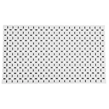 Коврик противоскользящий Nevis 39х68 см, белый