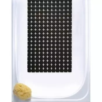 Коврик противоскользящий Nevis 39х68 см, чёрный