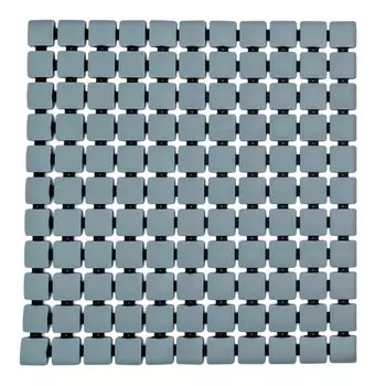 Коврик противоскользящий Nevis 54х54 см, серый