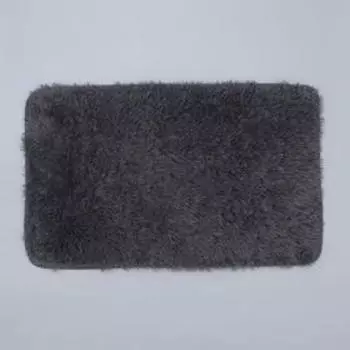 Коврик Доляна «Пушистик», 5080 см, цвет серый