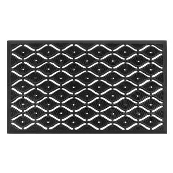 Коврик резиновый «Остин», 55х90 см, чёрный