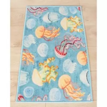 Коврик «Розетта Дижитал», размер 50 80 см, медуза