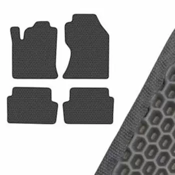 Коврик салона SKYWAY, FORD FOCUS II, 2004-2011, левый руль 4шт, EVA Серый, S01706149