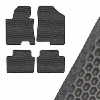 Коврик салона SKYWAY, HYUNDAI I 40, 2012, левый руль 4шт, EVA Черный, S01705201