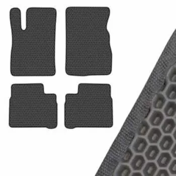 Коврик салона SKYWAY, HYUNDAI SONATA V, 2001-2005, левый руль 4шт, EVA Черный, S01705210