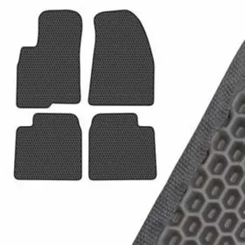 Коврик салона SKYWAY, KIA OPIRUS, 2005-2011, левый руль 4шт, EVA Черный, S01705239