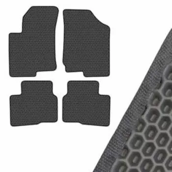 Коврик салона SKYWAY, KIA СERATO, 2009-2013, левый руль 4шт, EVA Серый, S01706258