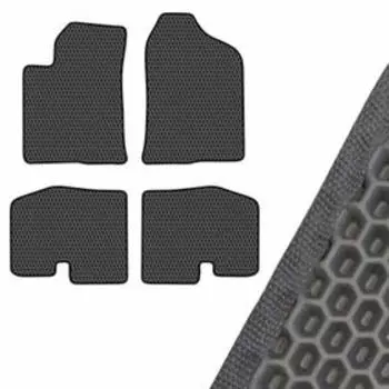 Коврик салона SKYWAY, LIFAN SOLANО, 2007, левый руль 4шт, EVA Серый, S01706286