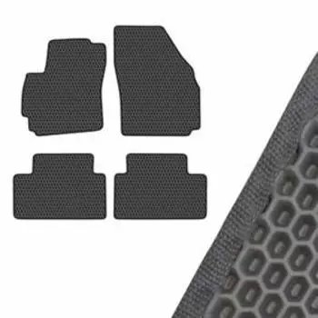 Коврик салона SKYWAY, MAZDA 5, 2005-2010, левый руль 4шт, EVA Черный, S01705291