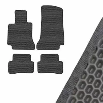 Коврик салона SKYWAY, Mercedes-Benz W 205, C-Class, 2013, левый руль 4шт, EVA Серый, S01706317