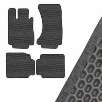 Коврик салона SKYWAY, Mercedes-Benz W 220 Long 4 matic, 1998-2005, левый руль 4шт, EVA Серый, S01706328