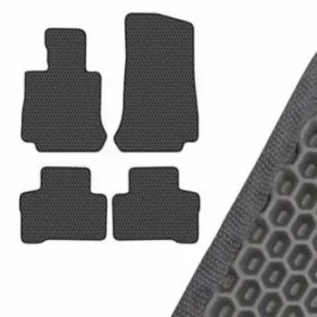 Коврик салона SKYWAY, Mercedes-Benz X 253, GLC-Class, 2015, левый руль 4шт, EVA Серый, S01706338