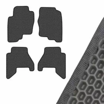 Коврик салона SKYWAY, NISSAN PATHFINDER (7-мест.), 2005-2010, левый руль 4шт, EVA Серый, S01706373