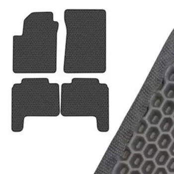 Коврик салона SKYWAY, NISSAN PATROL 7 мест., 2010, левый руль 4шт, EVA Серый, S01706376