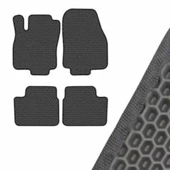 Коврик салона SKYWAY, OPEL ASTRA H седан, 2007, левый руль 4шт, EVA Серый, S01706387