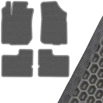 Коврик салона SKYWAY, RENAULT DUSTER, 2012, левый руль 4шт, EVA Черный, S01705024