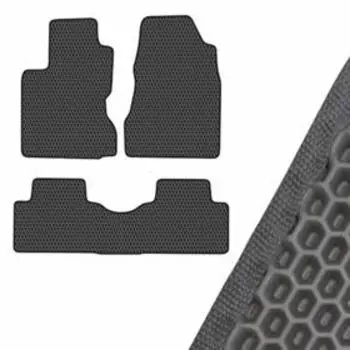 Коврик салона SKYWAY, RENAULT KOLEOS, 2008, левый руль 3шт, EVA Черный, S01705422