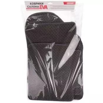 Коврик салона SKYWAY, TOYOTA CAMRY, 2006-2011, левый руль 4шт, EVA Черный, S01705031