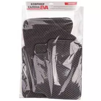 Коврик салона SKYWAY, TOYOTA COROLLA, 2006-2013, левый руль 4шт, EVA Черный, S01705037