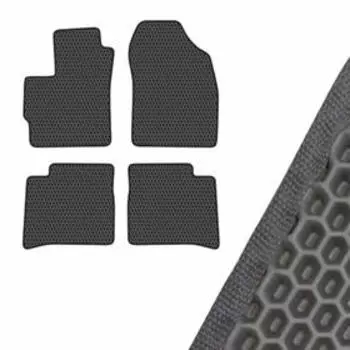 Коврик салона SKYWAY, TOYOTA PRIUS, 2009, левый руль 4шт, EVA Серый, S01706488