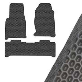 Коврик салона SKYWAY, УАЗ Патриот, 2014, левый руль 3шт, EVA Черный, S01705538